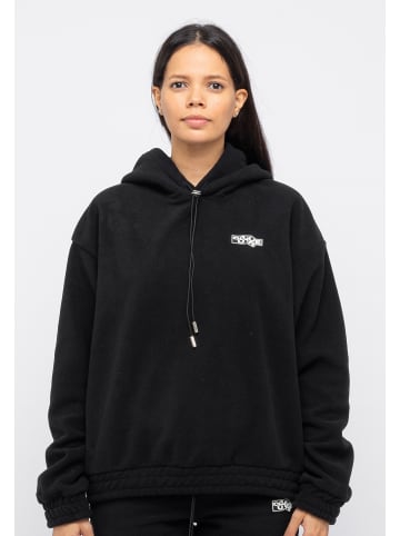 Tom Barron Freizeitanzug Casual Oversize Fleece Tracksuit Fabric 2 Color Batch in BLACK