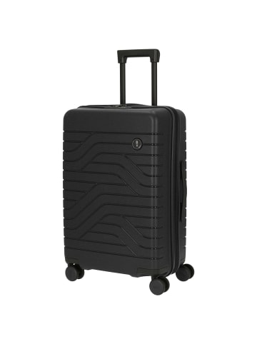 BRIC`s BY Ulisse - 4-Rollen-Trolley 65 cm erw. (black) in schwarz