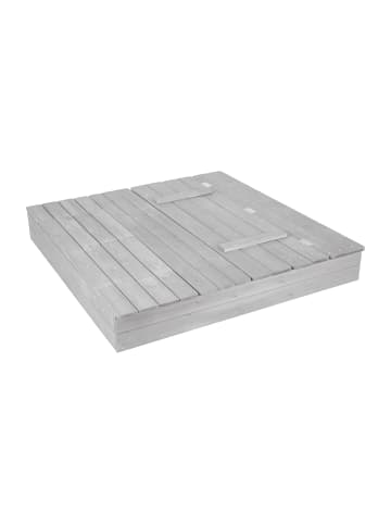 roba Sandkasten 'Outdoor+' mit aufklappbarer Sitzbank - Wetterfest - Massivholz