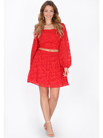faina Women Skirt in red