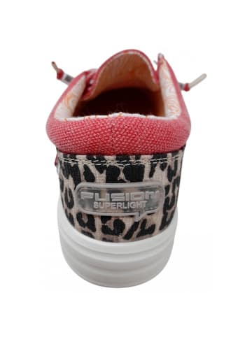 Fusion Leinenschuh  in Rot