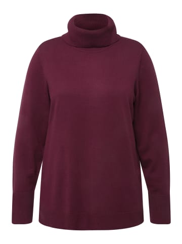 Ulla Popken Pullover in dunkle beere