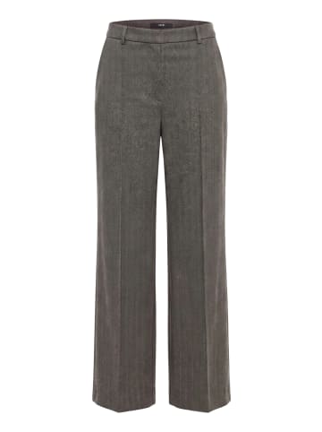 Zero  Casual-Hose mit Biesen in Black/Beige