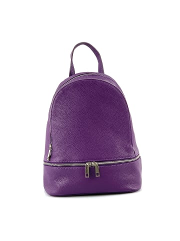 Florence Leder Cityrucksack Florence Rucksack lila ca. 32cm
