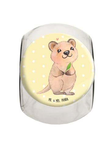 Mr. & Mrs. Panda Vorratsdose Quokka Happy ohne Spruch in Gelb Pastell