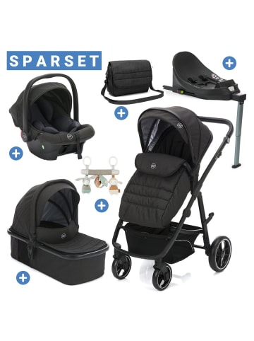 fillikid 4-1 Kombi-Kinderwagen-Set Fill Jaguar mit in grau,schwarz
