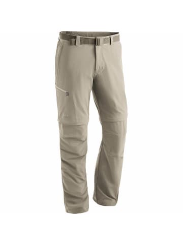 Maier Sports Zip-Hose Tajo 2 in Steingrau