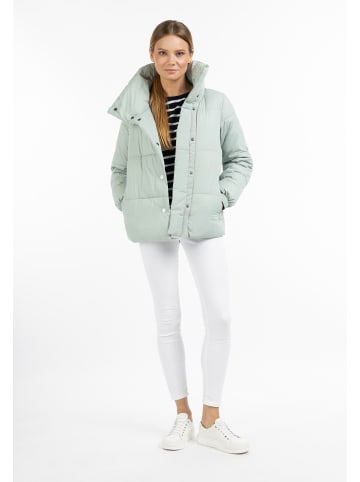 DreiMaster Maritim Wattierte Winterjacke in Rauchmint