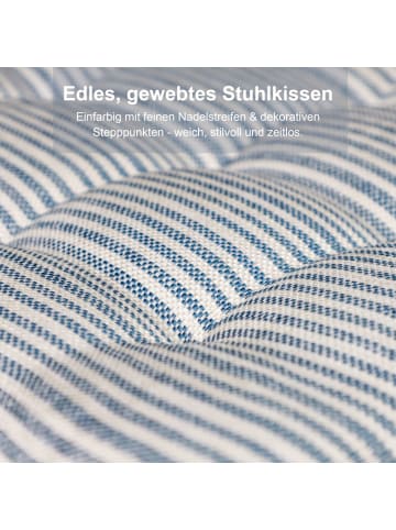 Tom Tailor Sitzkissen 4er Sparset FRESHSTRIPE4ER 4 in Navy