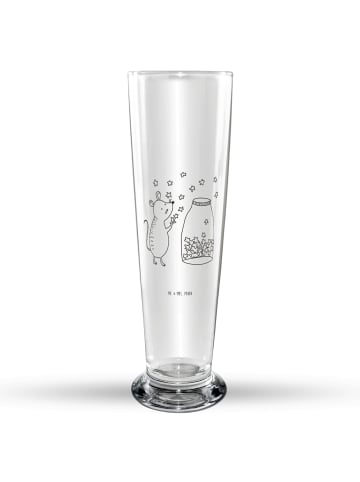 Mr. & Mrs. Panda Weißbierglas Maus Sterne ohne Spruch in Transparent