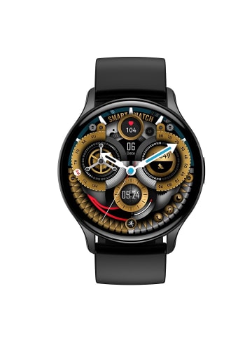XO Smartwatch J5 Amoled schwarz - Smart Sport Watch in Schwarz