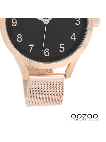 Oozoo Analog-Armbanduhr Oozoo Timepieces rosegold groß (ca. 42mm)