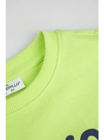 Coccodrillo Baumwoll-T-Shirt mit kurzen Ärmeln in limonengrün