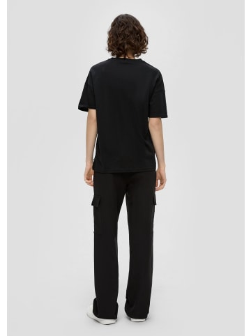 QS T-Shirt in 99D0_schwarz
