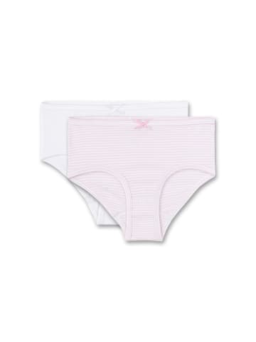 s.Oliver Slip 2er Pack in Rosa gestreift/Weiß