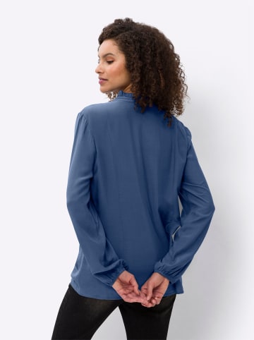 Heine Bluse in jeansblau