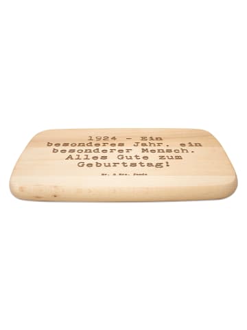 Mr. & Mrs. Panda Schneidebrett Spruch 1924 Geburtstag mit Spruch in Transparent