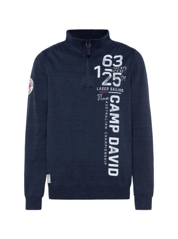 CAMP DAVID  Troyer-Pullover 'Laser Sailing' in dunkelblau