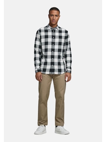 Jack & Jones Hemd 'Gingham Twill' in weiß