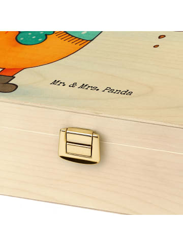 Mr. & Mrs. Panda Teeaufbewahrung Fuchs Keks Design mit Spruch in Weiß