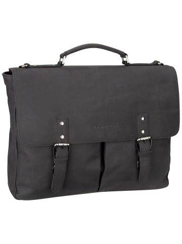 Bugatti Aktentasche Luca With Flap in Schwarz