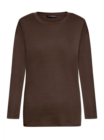 Betty Barclay Basic Shirt mit Rundhalsausschnitt in Light Maroon