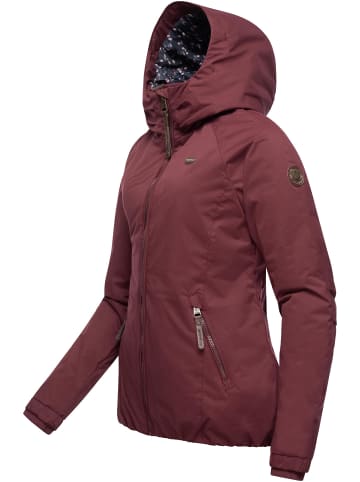 ragwear Winterjacke Dizzie Winter in Wine Red22