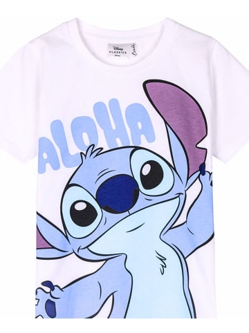 Cerda T-Shirt Disney Lilo & Stitch in Weiß