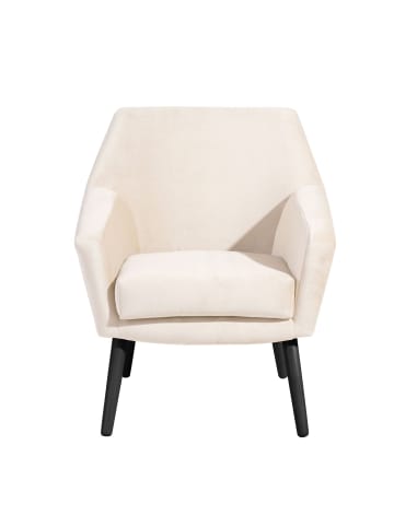 others SESSEL Kachka Bezug Samtvelour Buche schwarz / creme