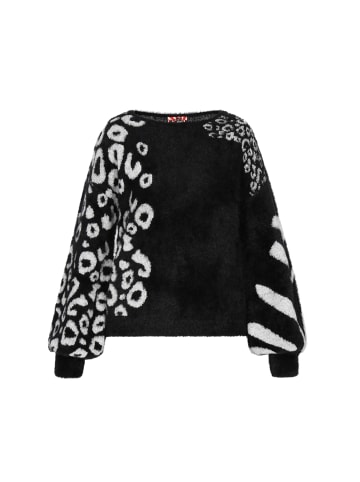 myMo ROCKS Sweater in black offwhite