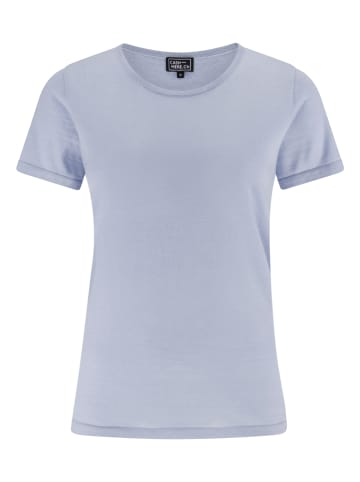 CASH-MERE.CH T-Shirt mit Rundhals in Himmelblau
