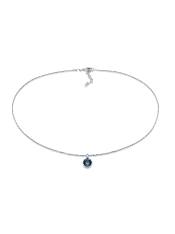 Elli Halskette 925 Sterling Silber in Blau