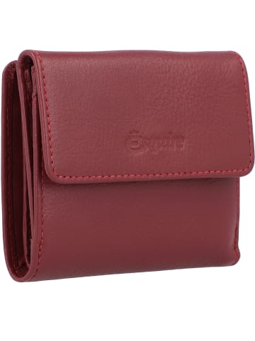 Esquire Peru Geldbörse RFID Leder 10 cm in rot