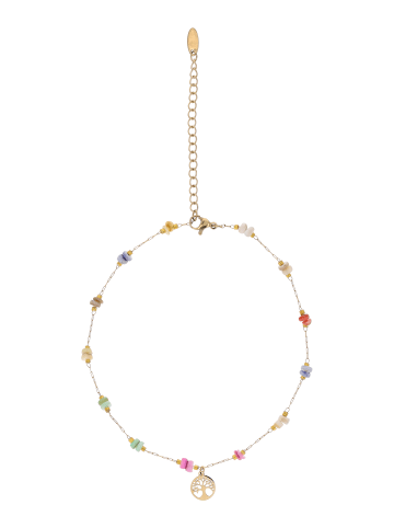 grassland Women Chain Bracelet in Gold Multicolor