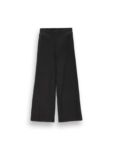 Coccodrillo Gerippte Leggings mit langem Bein in schwarz