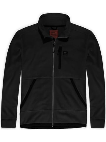 Vintage Industries Fleecejacke/Fleecepullover in Schwarz