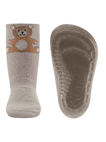 ewers Stoppersocken Bär in dunkel beige meliert