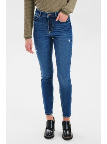 NÜMPH Slim Fit Jeans für Damen in blau