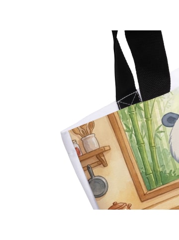 Mr. & Mrs. Panda Tasche Panda Pommes Gebet Design ohne Spruch in Weiß