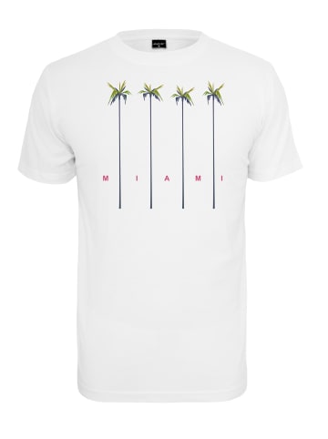 Mister Tee T-Shirt kurzarm in white