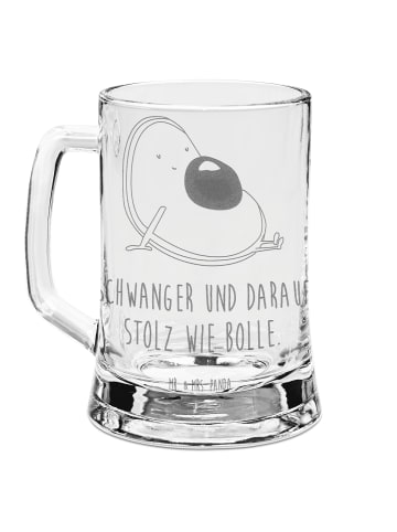 Mr. & Mrs. Panda Krug Avocado Schwangerschaft mit Spruch in Transparent