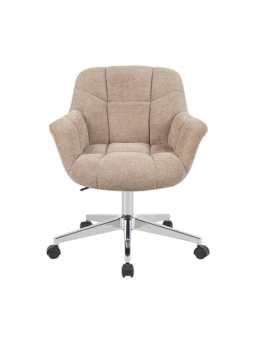 DUBI Möbel 2er-Set: Bürostuhl Mika-Nio in Beige - (B)65 x (H)79 x  (T)66 cm