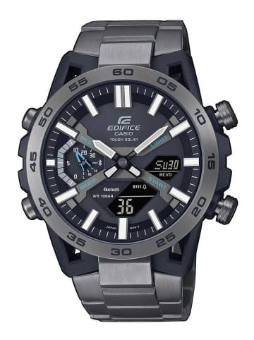 Casio Edifice Herren-Solaruhr mit Bluetooth Schwarz / Anthrazit