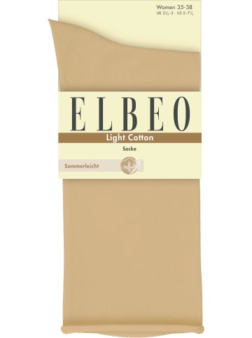 Elbeo Socken Rollbund Light Cotton in Creme