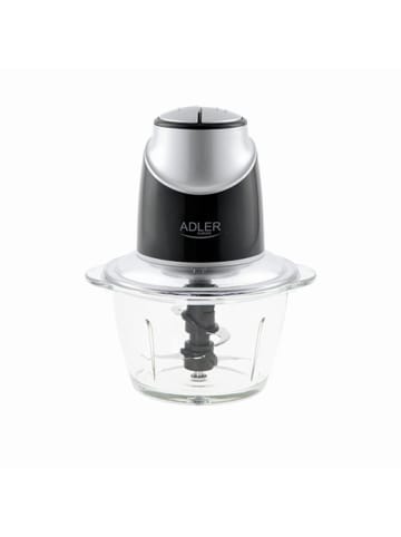 Adler Europe AD 4082 Zerkleinerer mit 1,2 L Glasschüssel & Edelstahlklingen in Schwarz