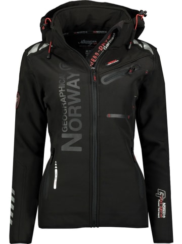 Geographical Norway Softshelljacke in Schwarz