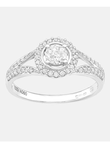 Diamant L'éternel Verlobungsring aus 750 Weißgold mit 0.60 Karat Diamant