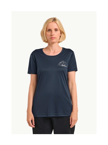 Jack Wolfskin Tshirt in Blau