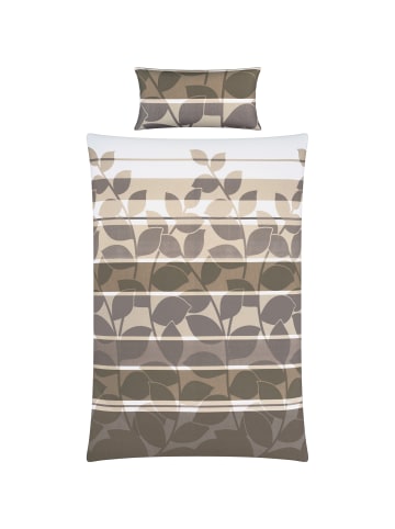 Erwin Müller Single-Jersey Bettwäsche in taupe-kiesel