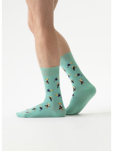 von Jungfeld Gemusterte Socken Tukan in mehrfarbig